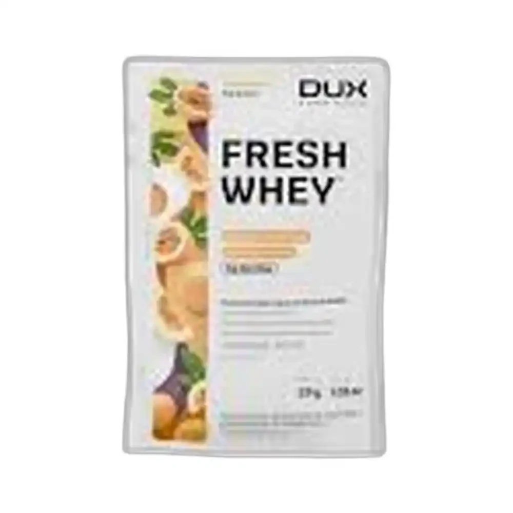 Fresh Whey sachê maracujá DUX, 31 g — embalagem