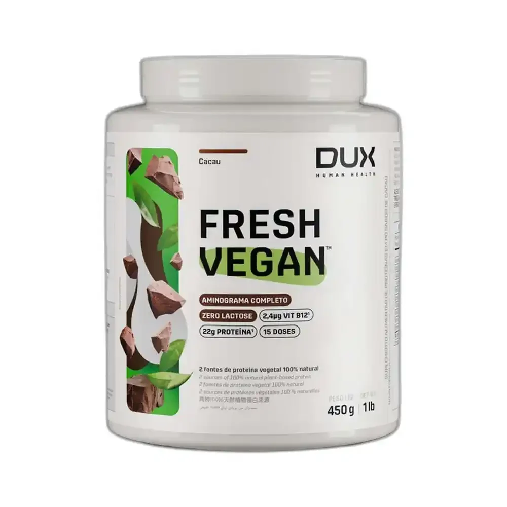 Fresh Vegan Cacau 450 g DUX — embalagem