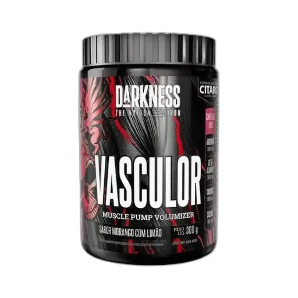 Vasculor Powder morango com limão 300 g Integralmédica — embalagem
