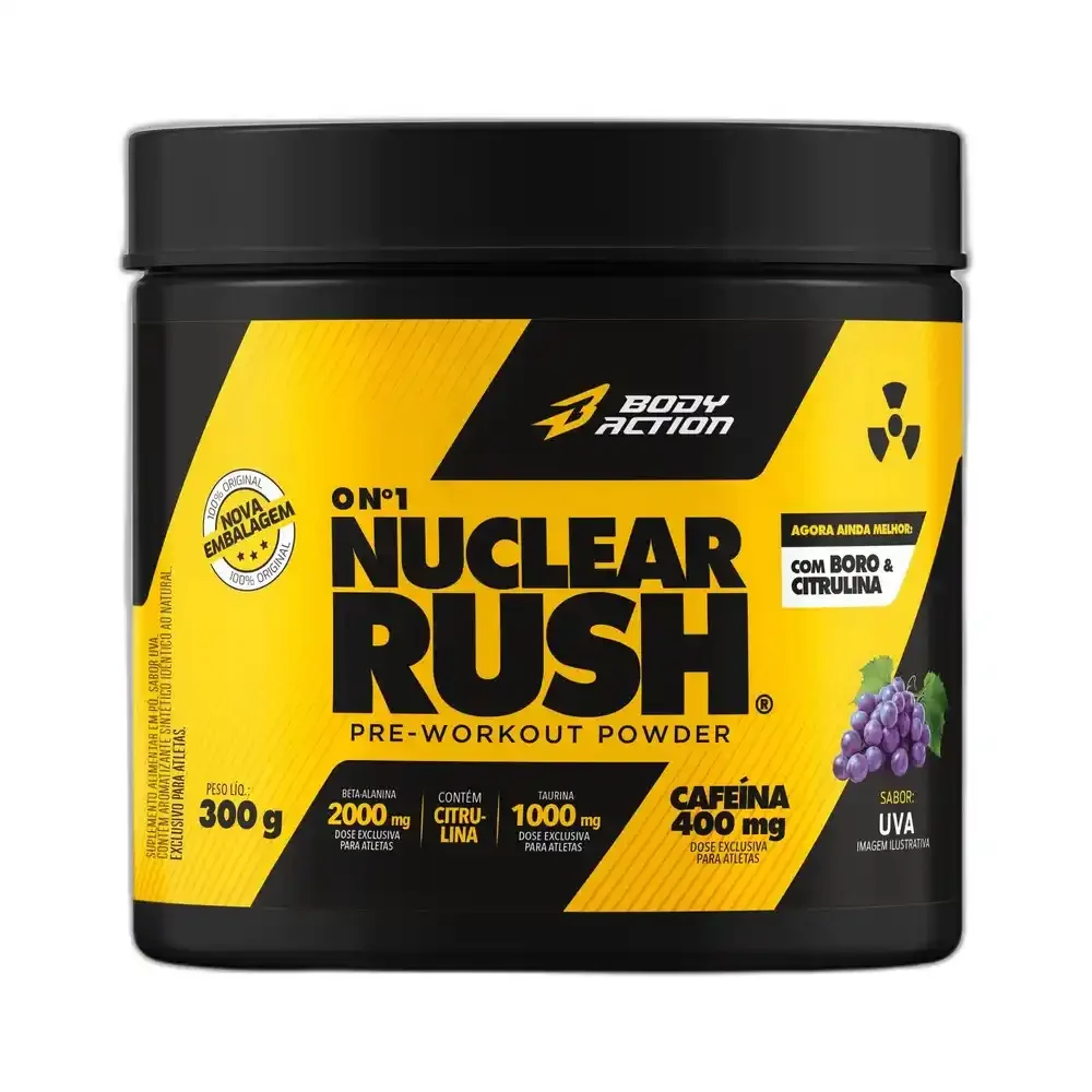 Nuclear Rush uva 300 g Body Action — embalagem