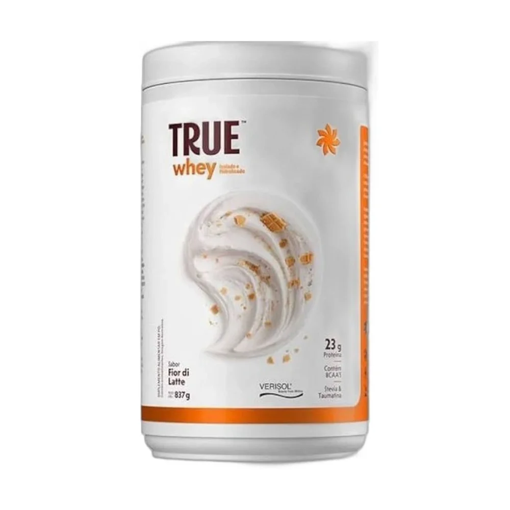 True Whey 2w Fior Di Latte 837 g True Source — embalagem