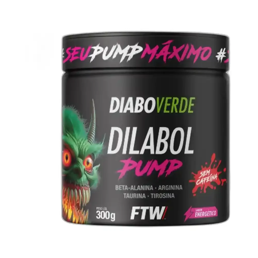Diabo Verde #Dilabol 300 g Energetico FTW — embalagem