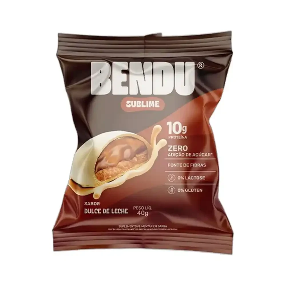 Bendu Sublime doce de leite, 40 g — embalagem