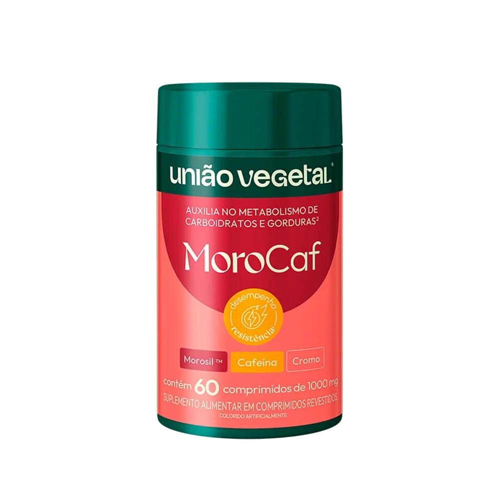 Morocaf União Vegetal 60 comprimidos — embalagem