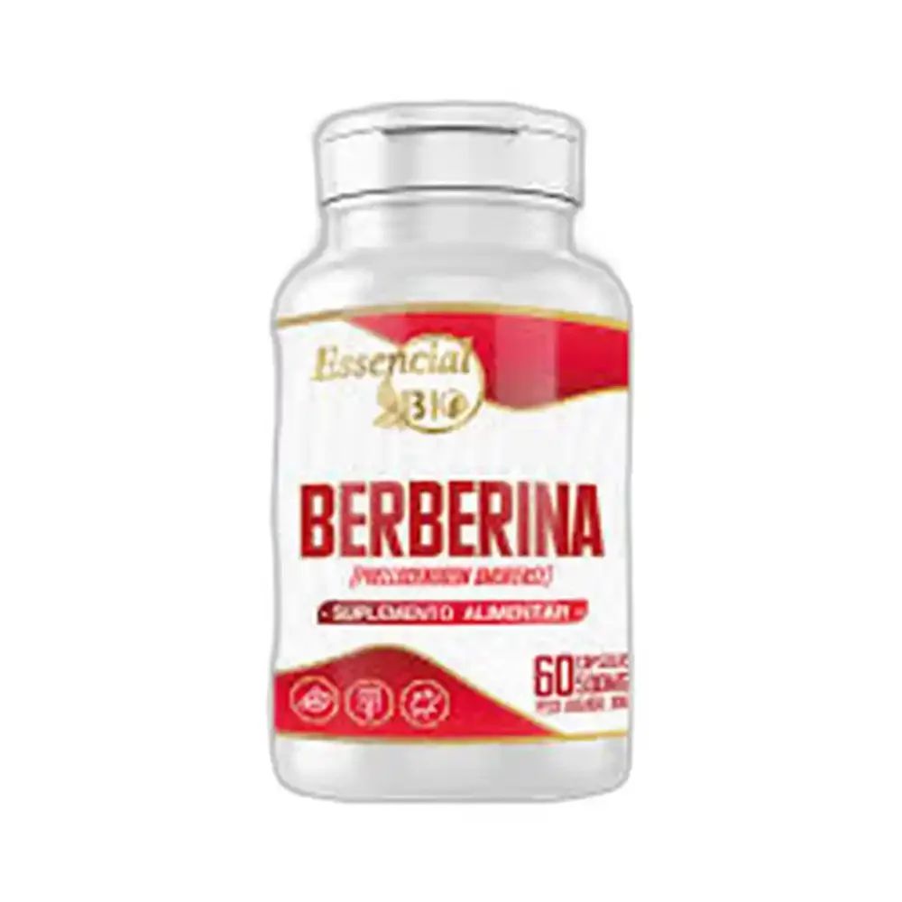 Berberina 500 mg Essencial Bio, 60 Cápsulas — embalagem