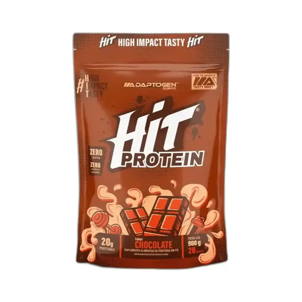 Hit Protein chocolate Refil Adaptogen, 900 g — embalagem