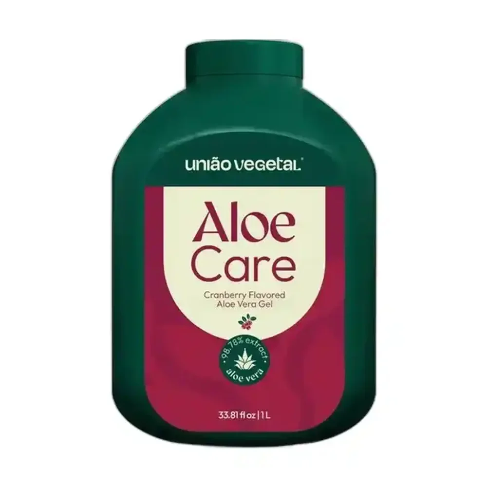 Uniao Vegetal Aloe Care Cranberry 1 l — embalagem