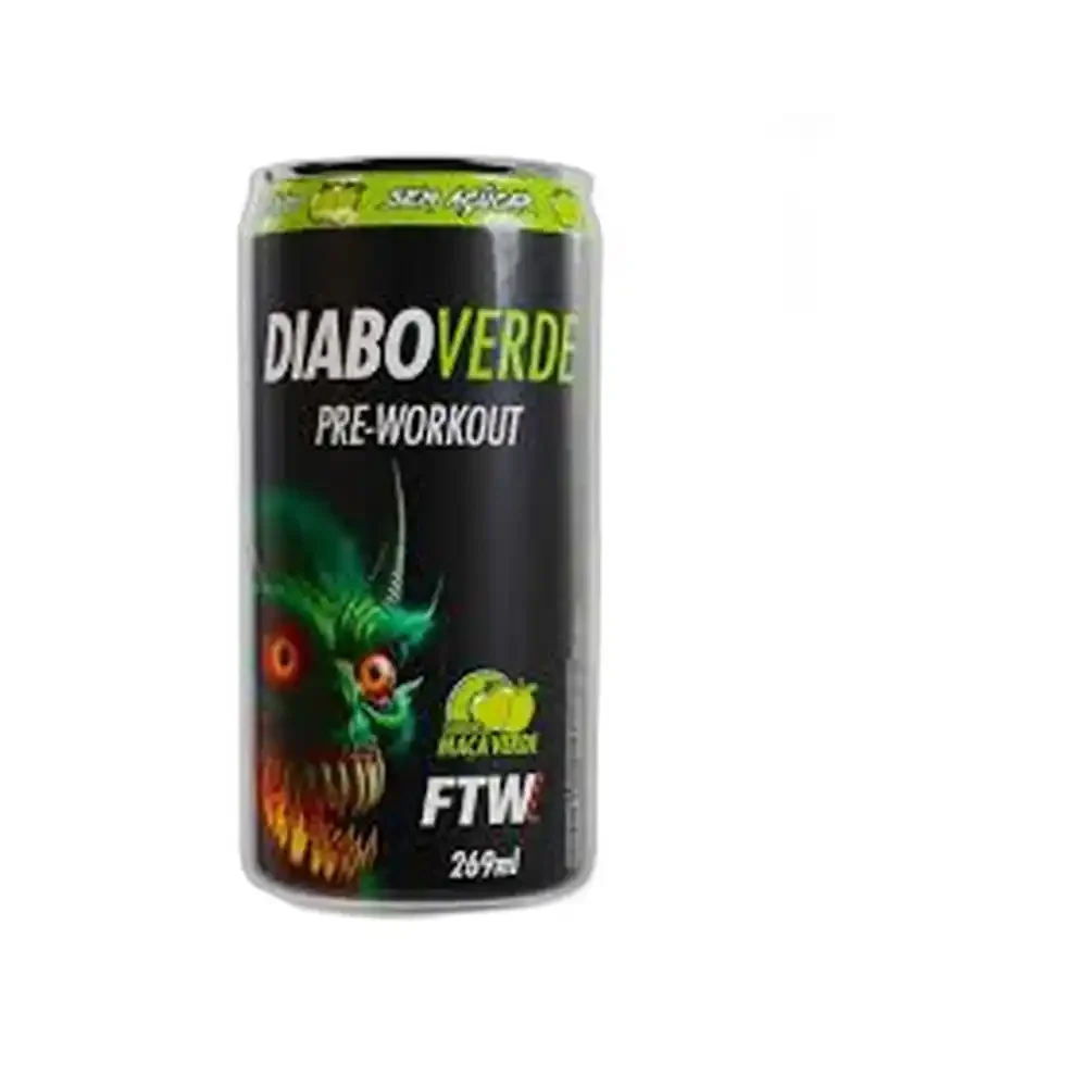 Diabo Verde Lata maçã Verde FTW — embalagem