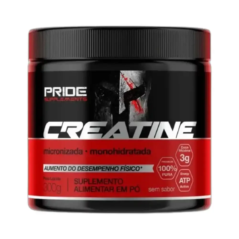 Pride Creatina 100% Pure 300 g — embalagem