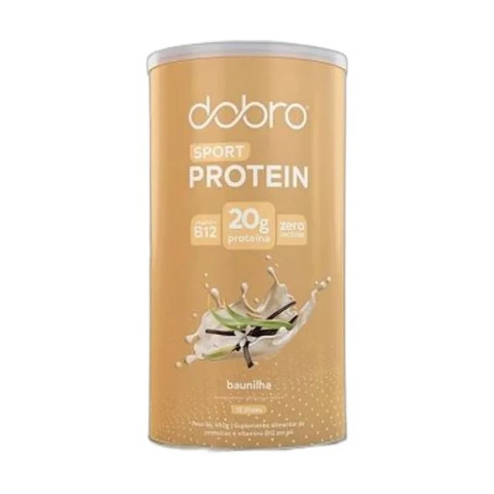 Dobro Sport Protein baunilha 450 g — embalagem