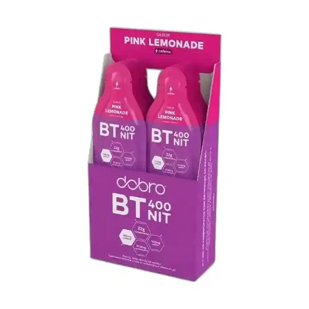 Dobro Bt Nitrato Gel Pink Lemonade com cafeína, 10 × 30 g — embalagem