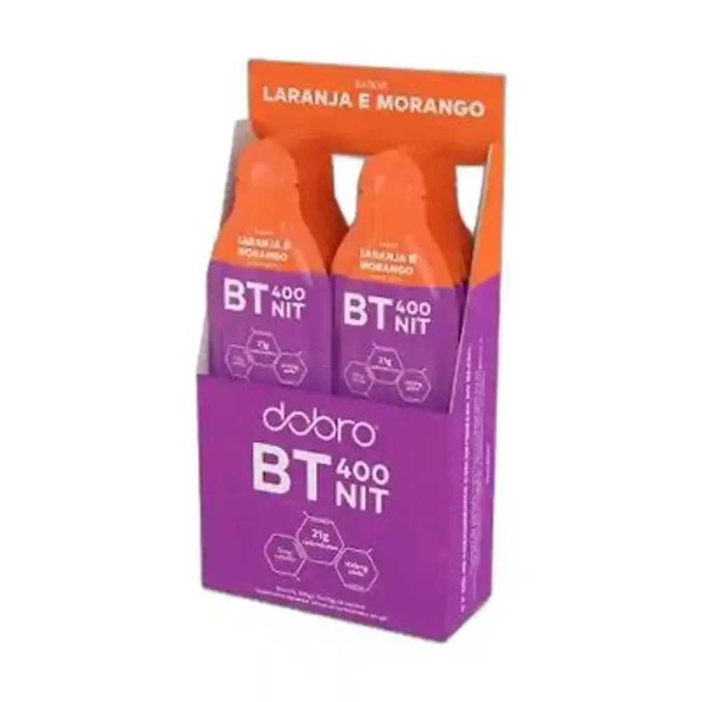 Dobro Bt Nitrato Gel laranja e morango, 10 × 30 g — embalagem
