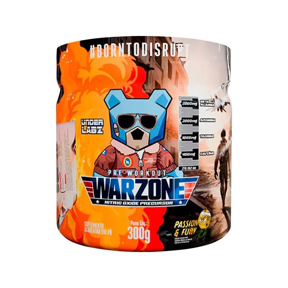 Under Labz Warzone Passion Fury 300 g — embalagem
