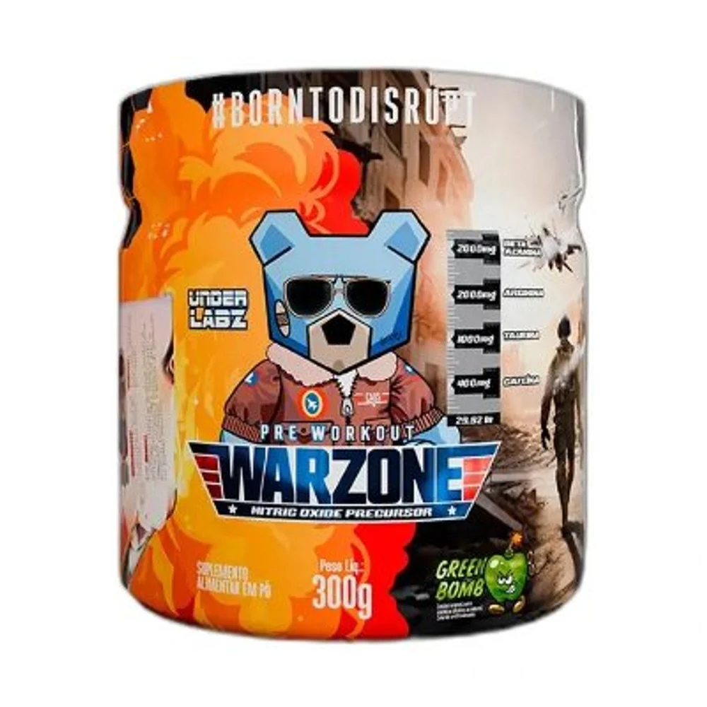 Under Labz Warzone Green Bomb 300 g — embalagem