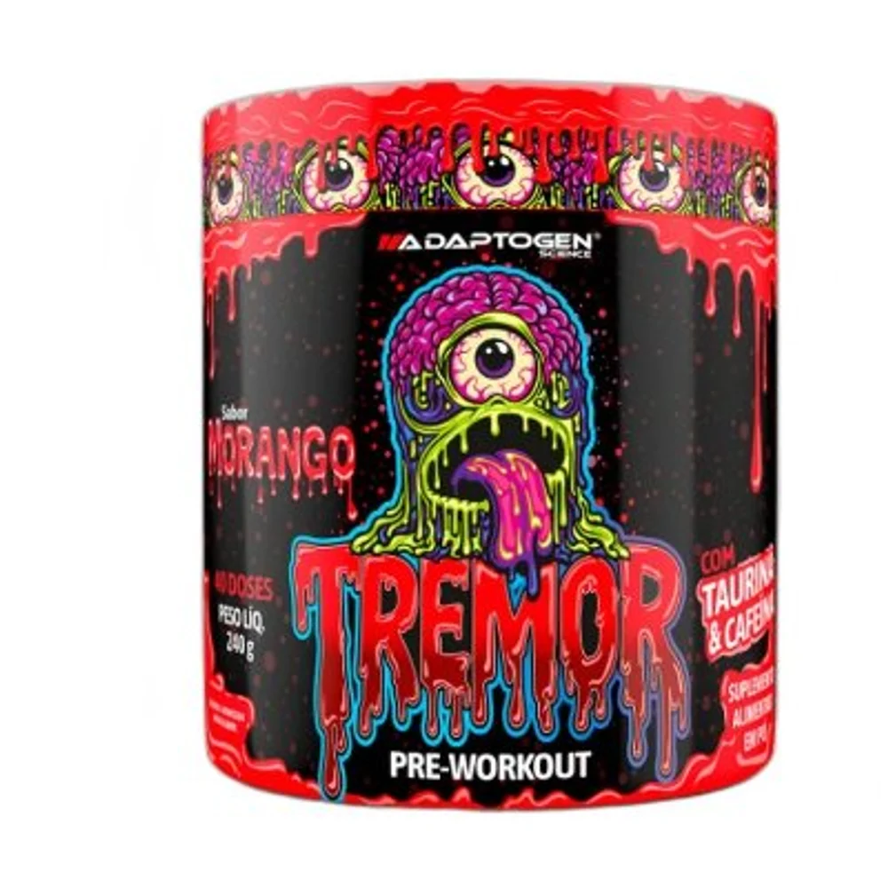 Tremor morango Adaptogen, 240 g — embalagem