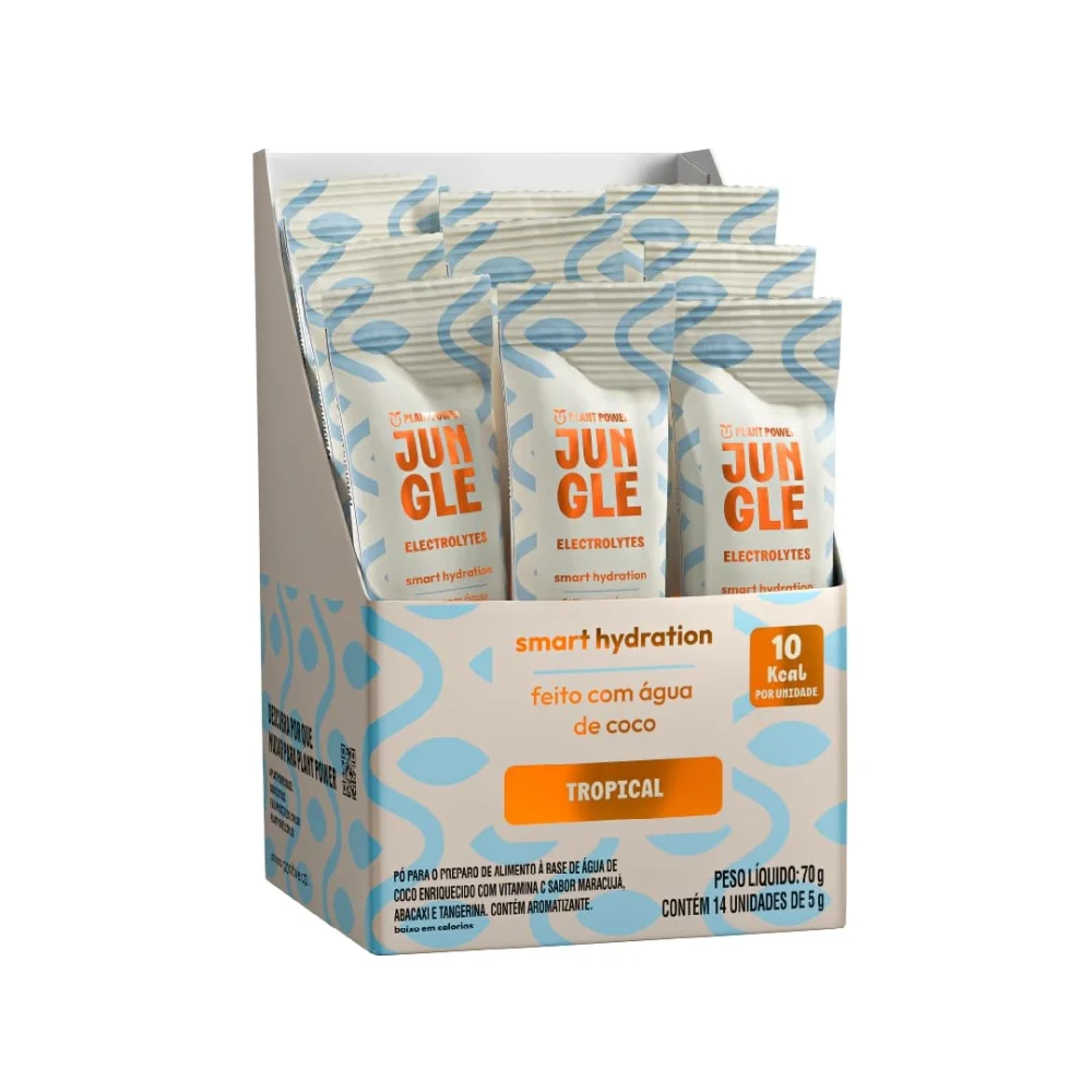 Jungle Electrolytes Tropical Plant Power 14 × 5 g — embalagem