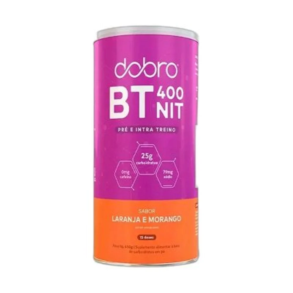 Dobro Bt Nitrato laranja com morango 450 g — embalagem