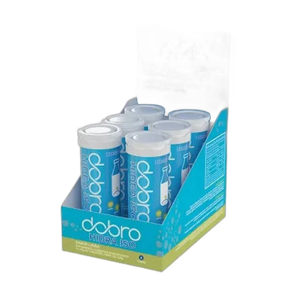 Dobro Hidra Iso Eletrolitos limão 6x37g, 6 × 37 g — embalagem