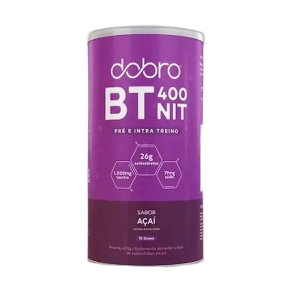 Dobro Bt Nitrato açaí com Taurina 450 g — embalagem