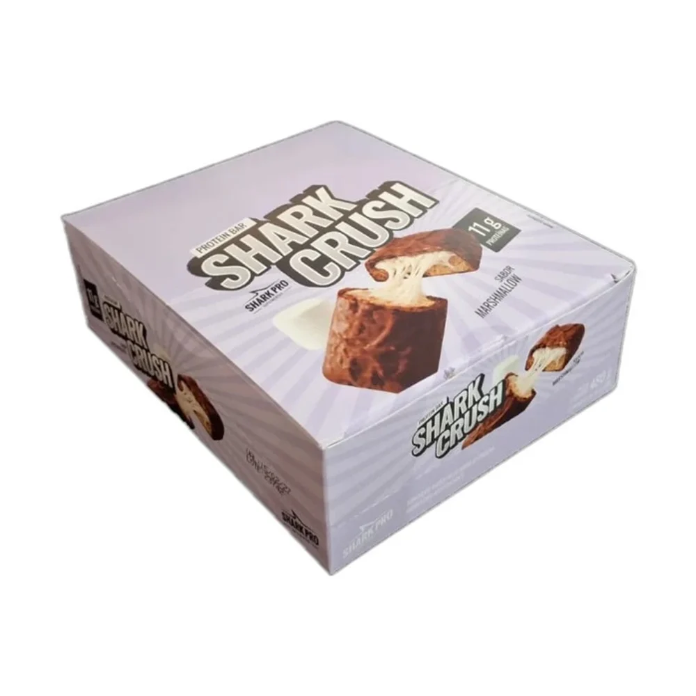 Shark Crush Marshmallow 12x40g Shark Pro, 12 × 40 g — embalagem
