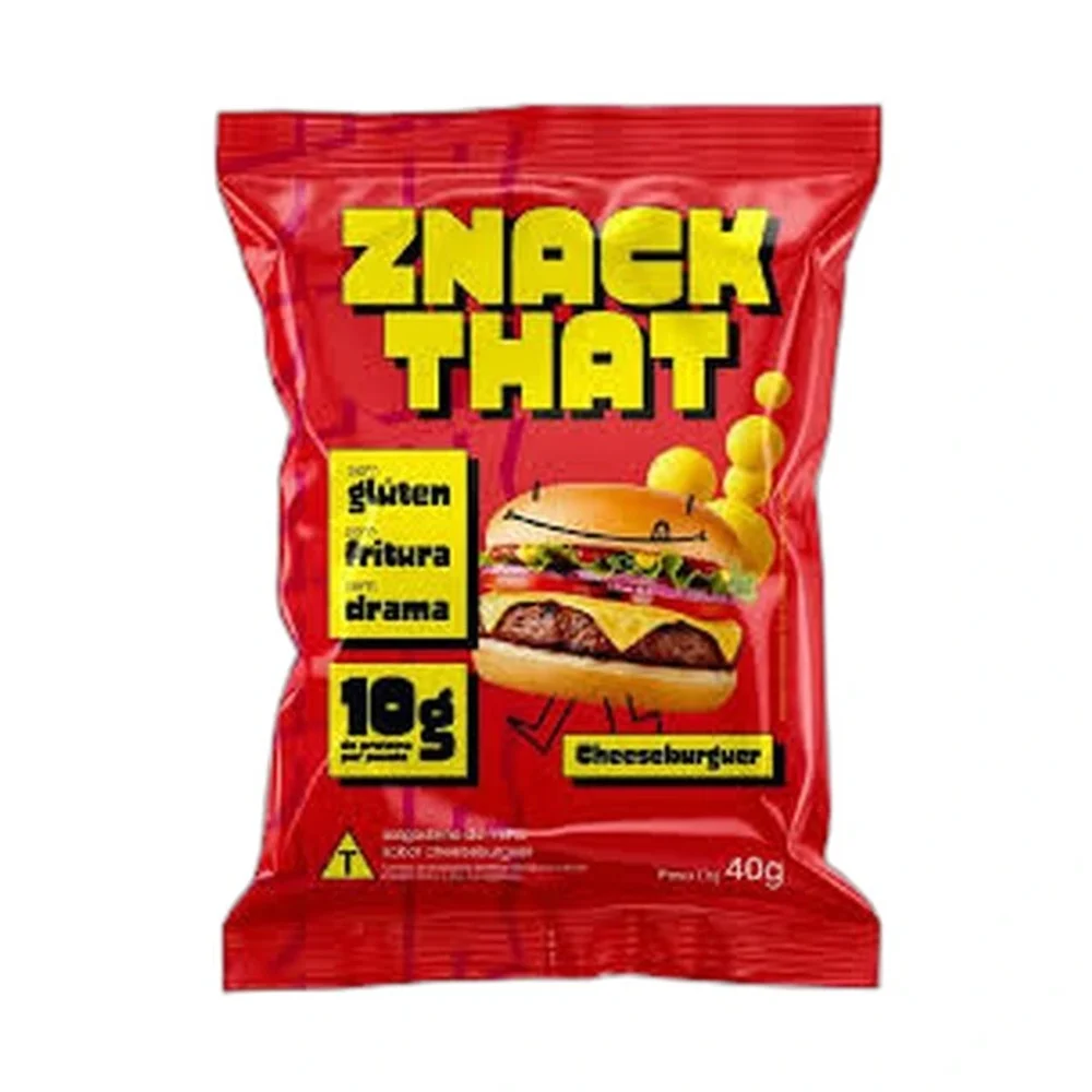 Znack Cheeseburguer Max Titanium, 40 g — embalagem