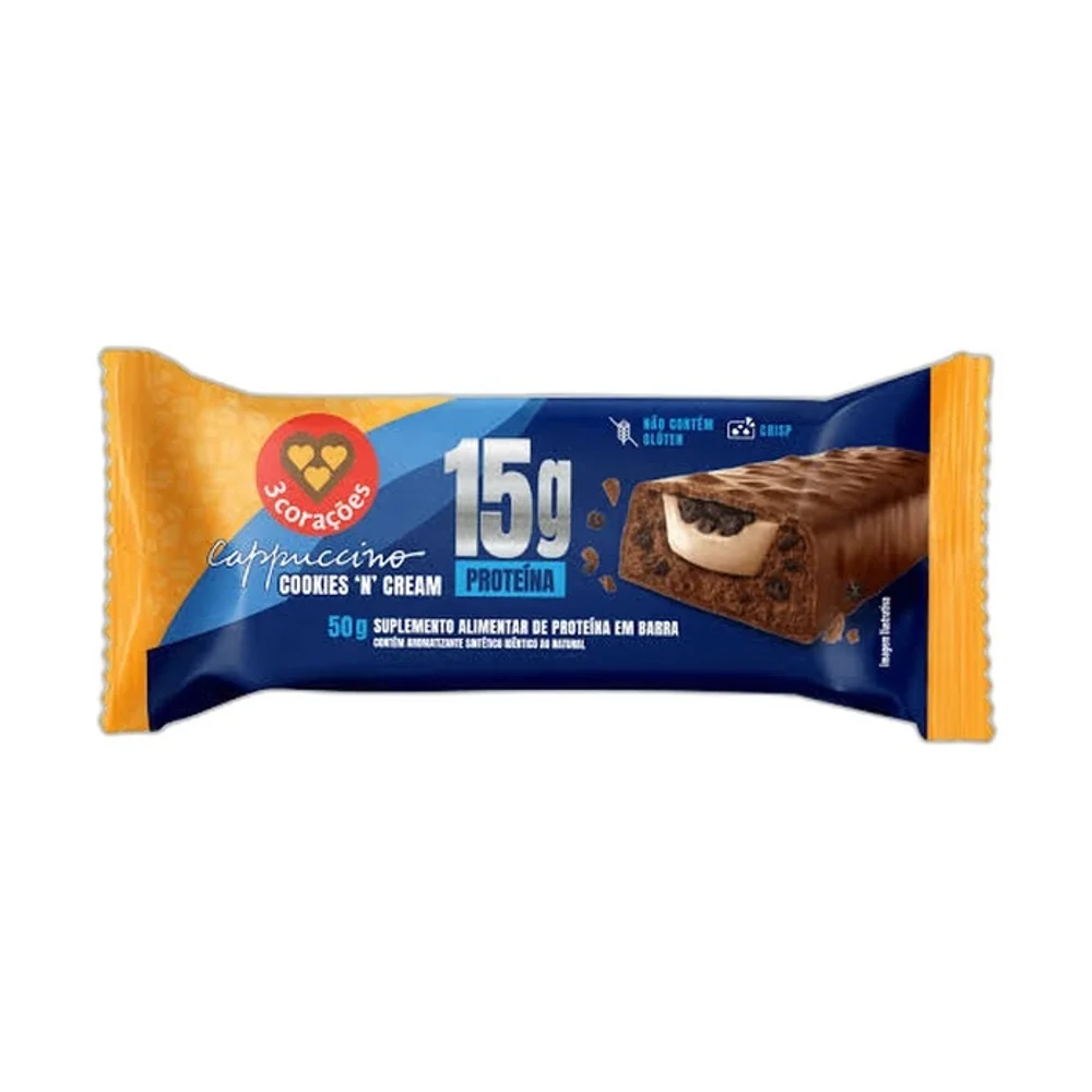 Barra Cappuccino Cookies Plant Power — embalagem