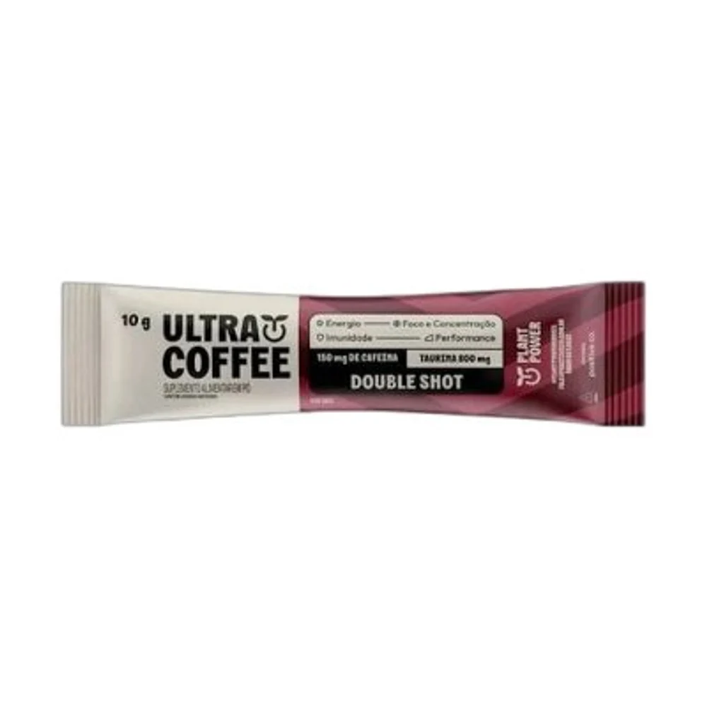 Plant Power Ultra Coffee sachê 10 g — embalagem
