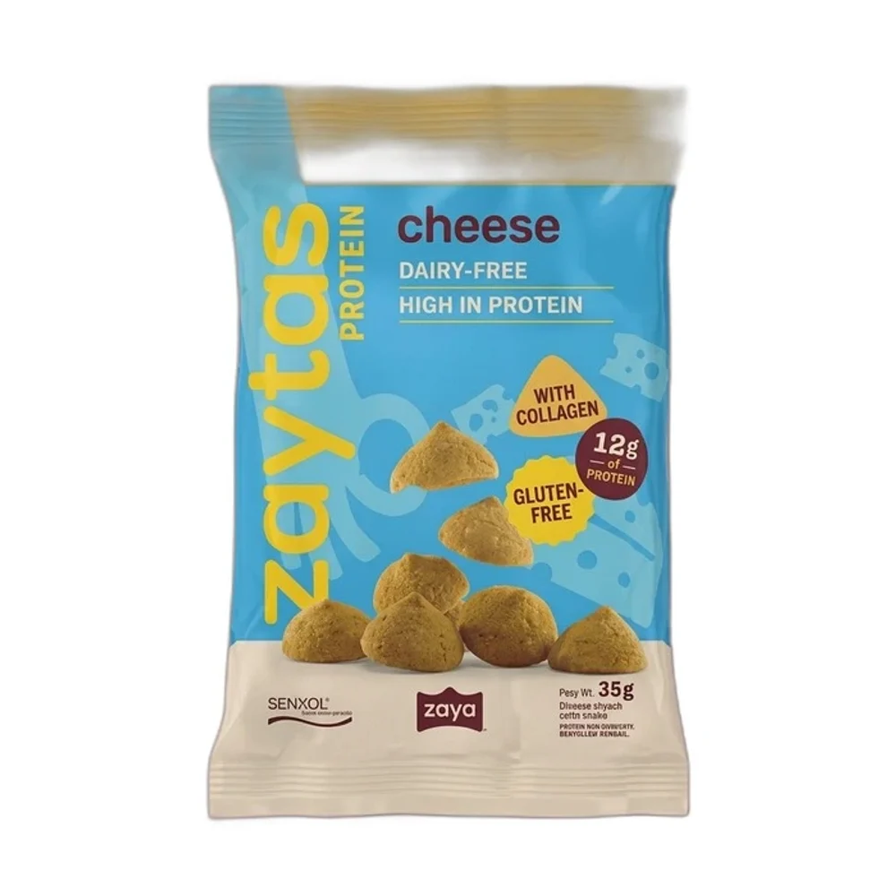 Biscoito Zaya Protein Queijo — embalagem