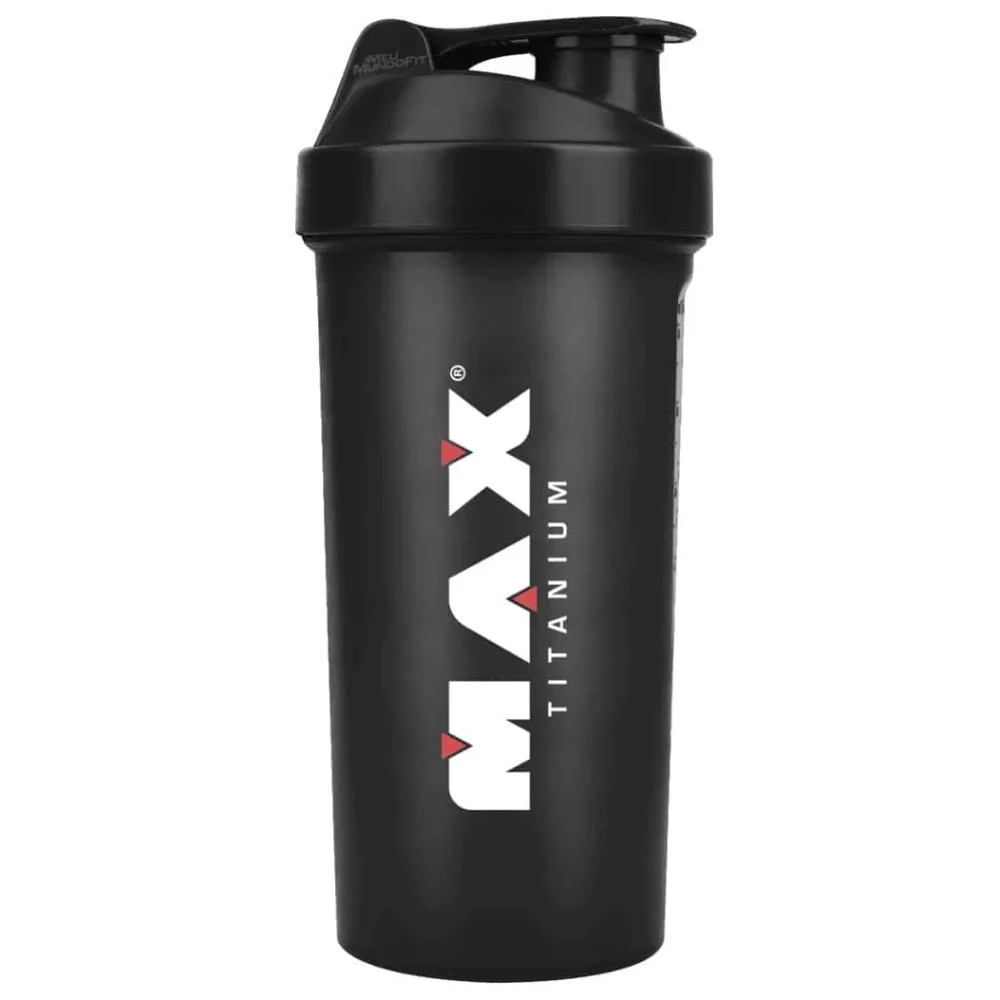 Coqueteleira Preto 700 ml Max Titanium — embalagem