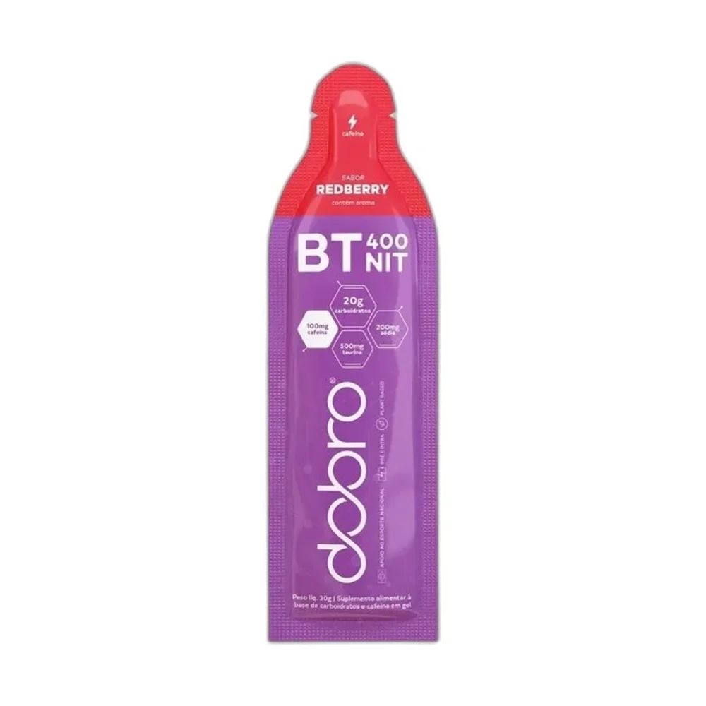 Dobro Bt Nitrato Gel Redberry com cafeína, 30 g — embalagem