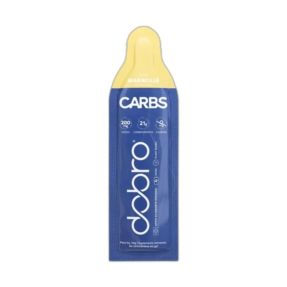 Dobro Carbs Gel maracujá, 30 g — embalagem