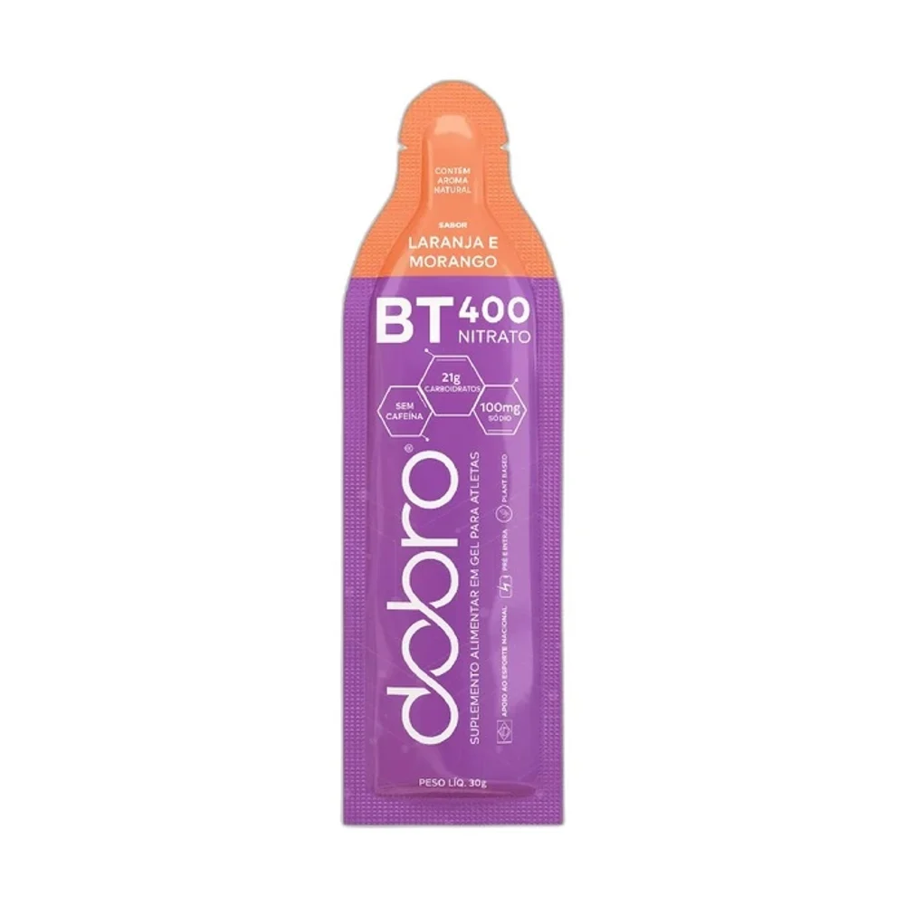 Dobro Bt Nitrato Gel laranja e morango 30 g — embalagem