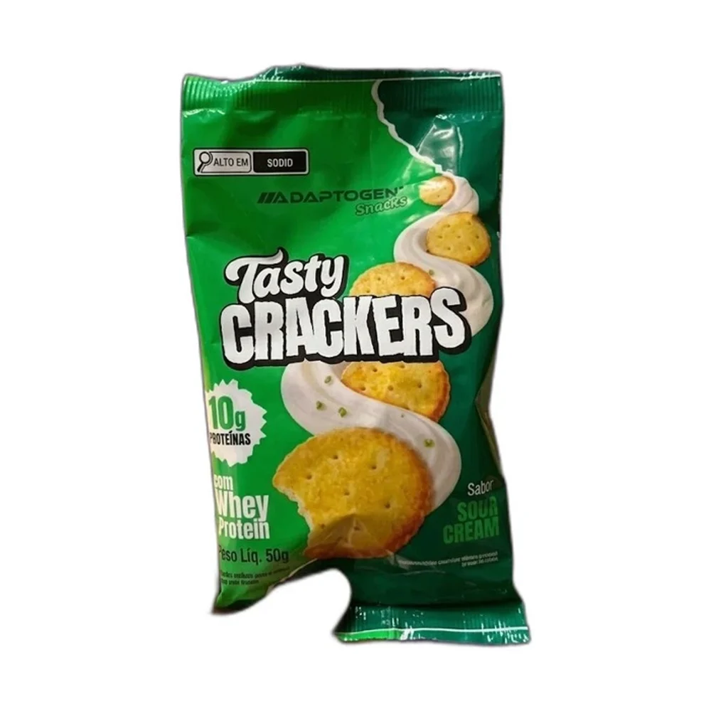 Tasty Crackers Sour Cream Adaptogen — embalagem
