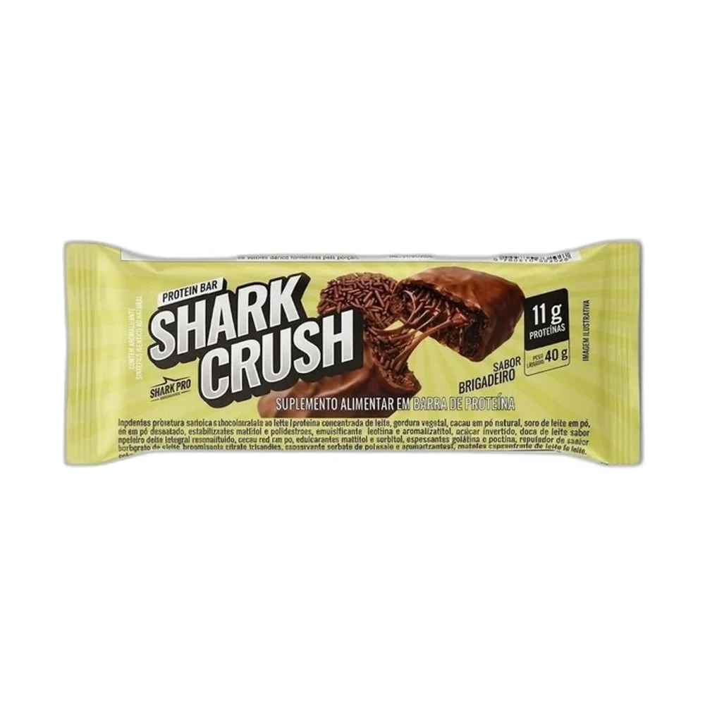 Shark Crush Brigadeiro 40 g Shark Pro — embalagem