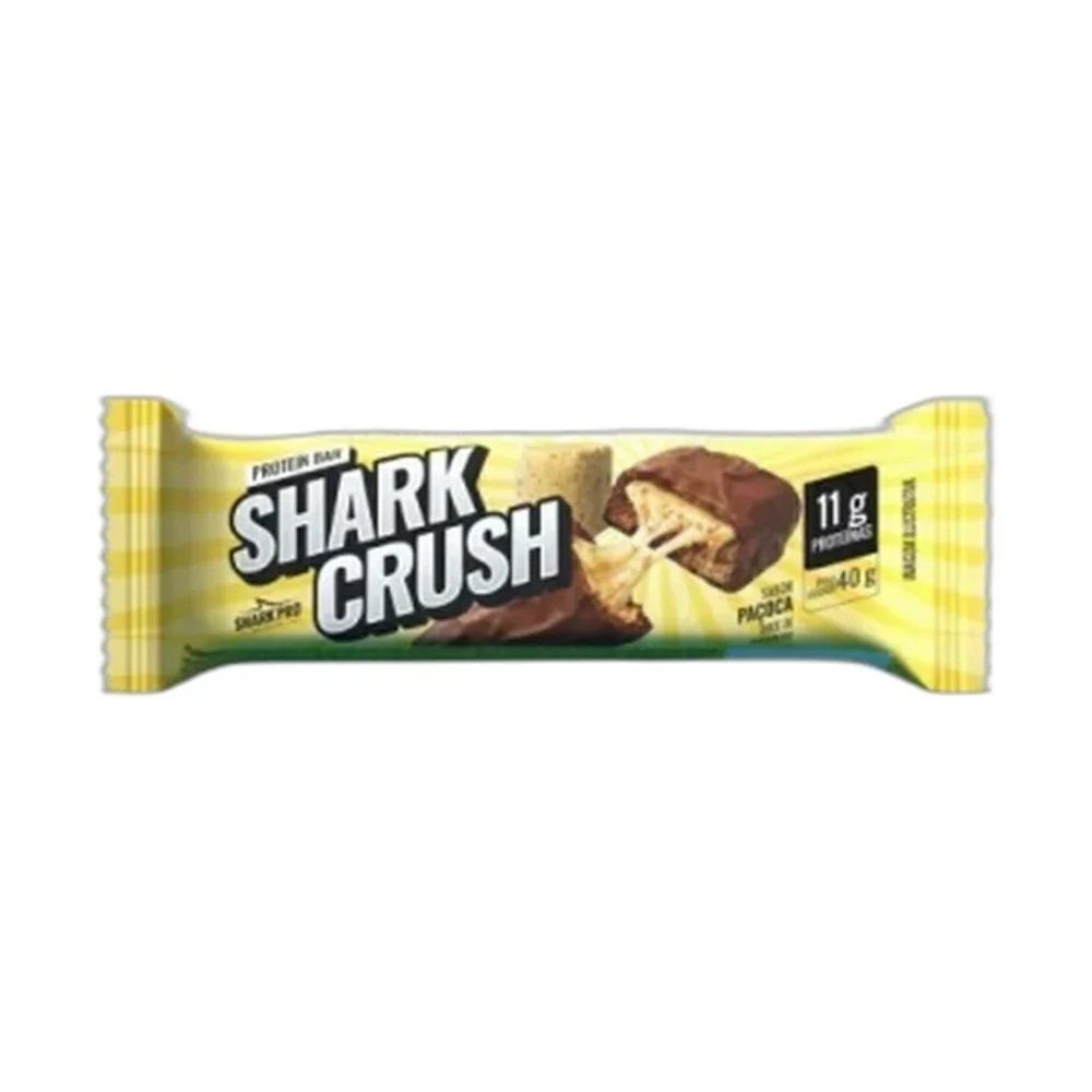 Shark Crush paçoca 40 g Shark Pro — embalagem