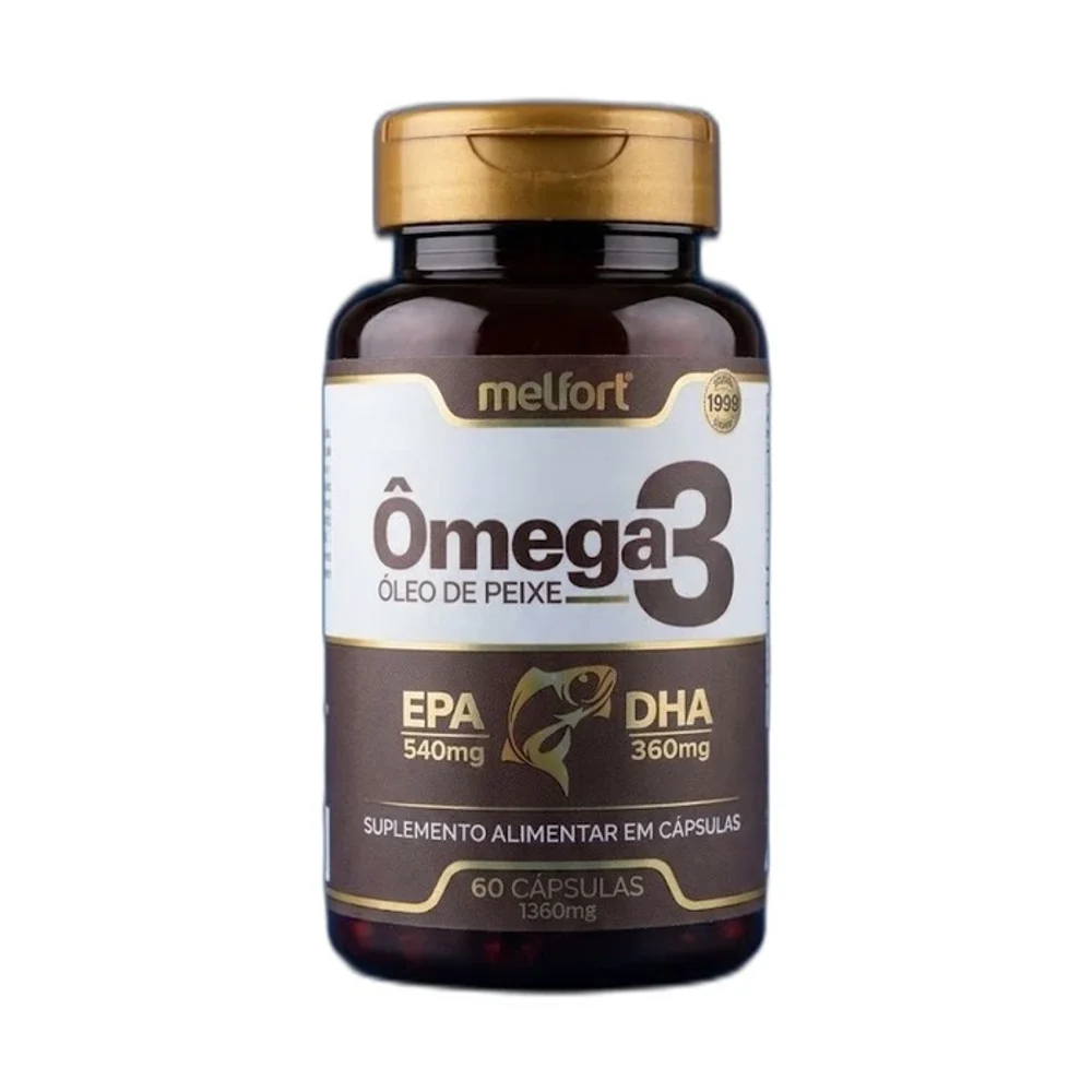 Meltfort Omega 3 60 Cápsulas Melfort — embalagem