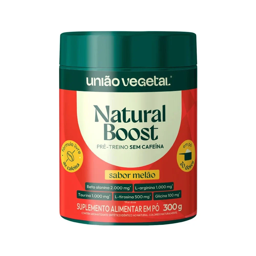 Natural Boost Melão União Vegetal 300 g — embalagem