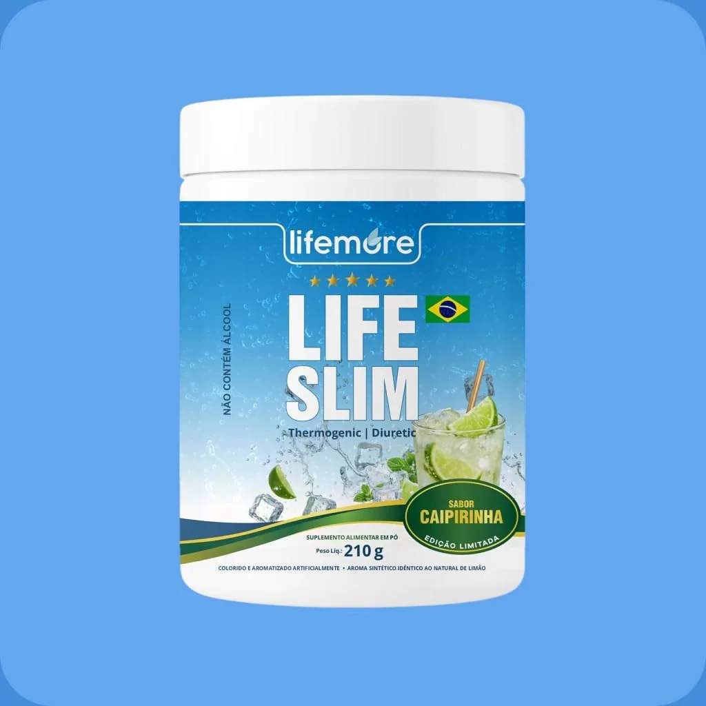 Pote Life Slim LifeMore sabor Caipirinha, 210 g