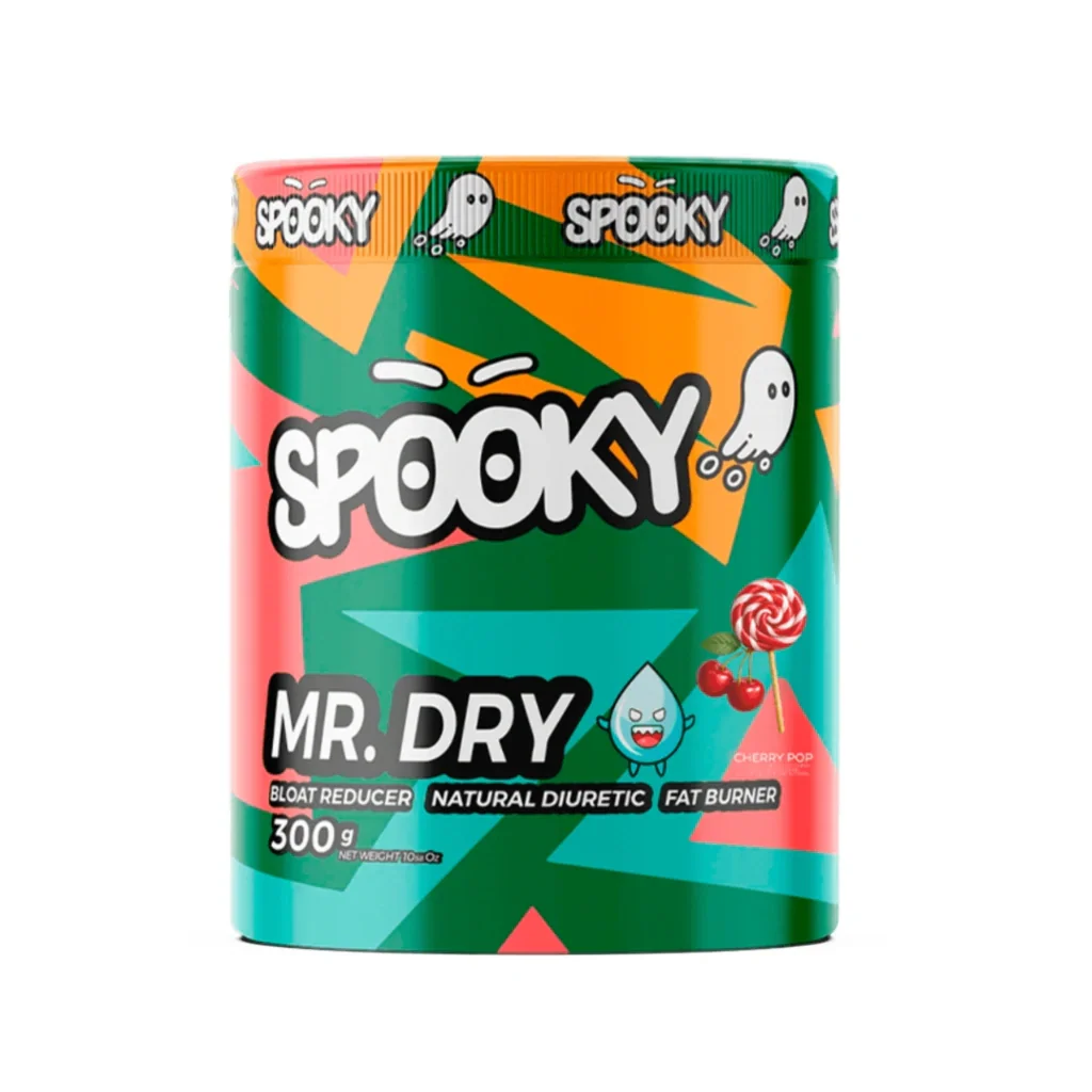 Pote Mr Dry Spooky sabor Cherry Pop (Cereja), 300 g
