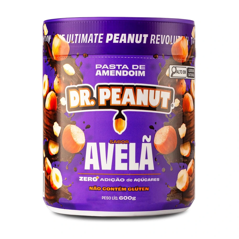 Dr. Peanut Avelã — pote de 600 g