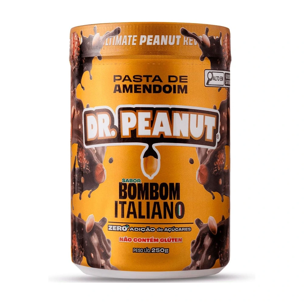 Dr. Peanut Bombom Italiano — pote de 250 g