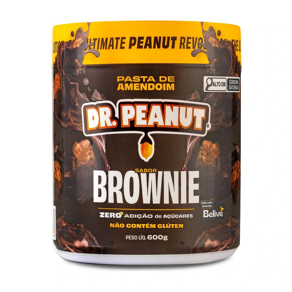 Dr. Peanut Brownie — pote de 600 g