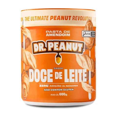 Dr. Peanut Doce de Leite — pote de 600 g