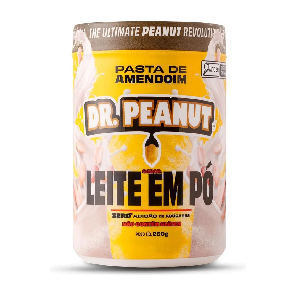 Dr. Peanut Leite em Pó — pote de 250 g