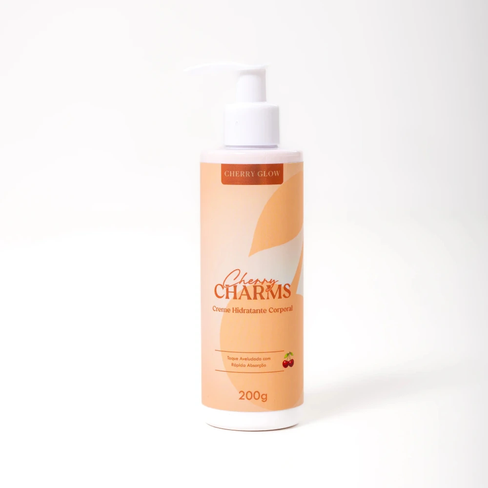 Creme Hidratante Corporal Charms Cherry Glow, 200 g
