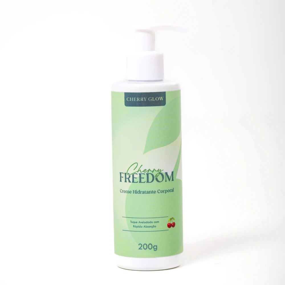 Creme Hidratante Corporal Freedom Cherry Glow, 200 g