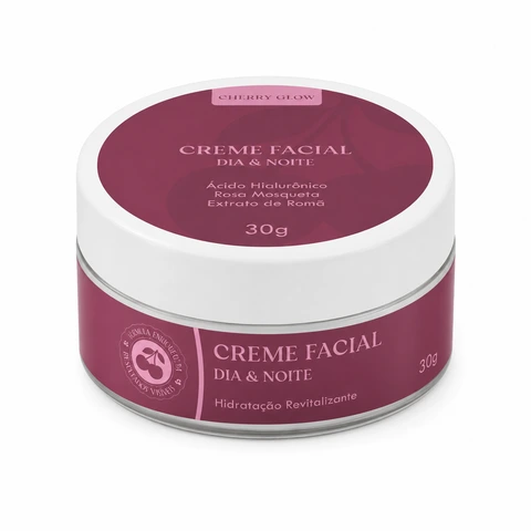 Creme Facial Dia e Noite Cherry Glow, 30 g